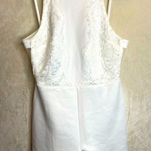 White lace sexy romper